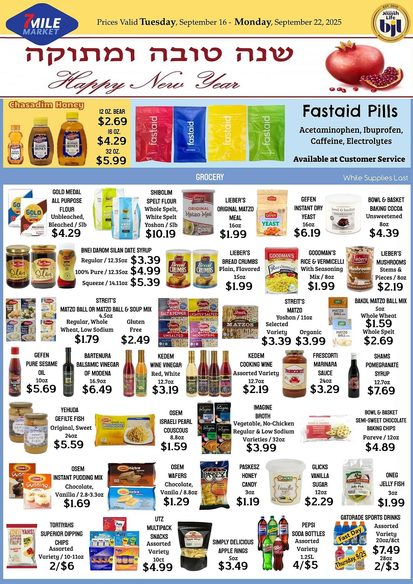 Weekly promotion Seven Mile Market circular spanning from September 16 to September 22 2025 - Page 3 for Catalogue 365