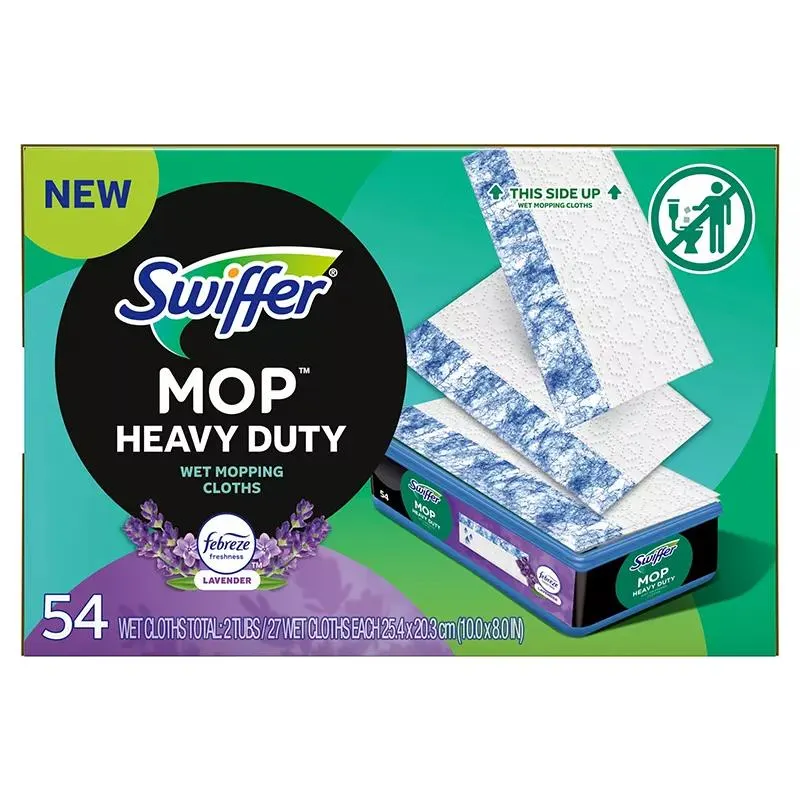 Swiffer Sweeper Heavy Duty Multi-Surface Wet Cloth Refills - Fresh scent, 2 pk./27 ct.