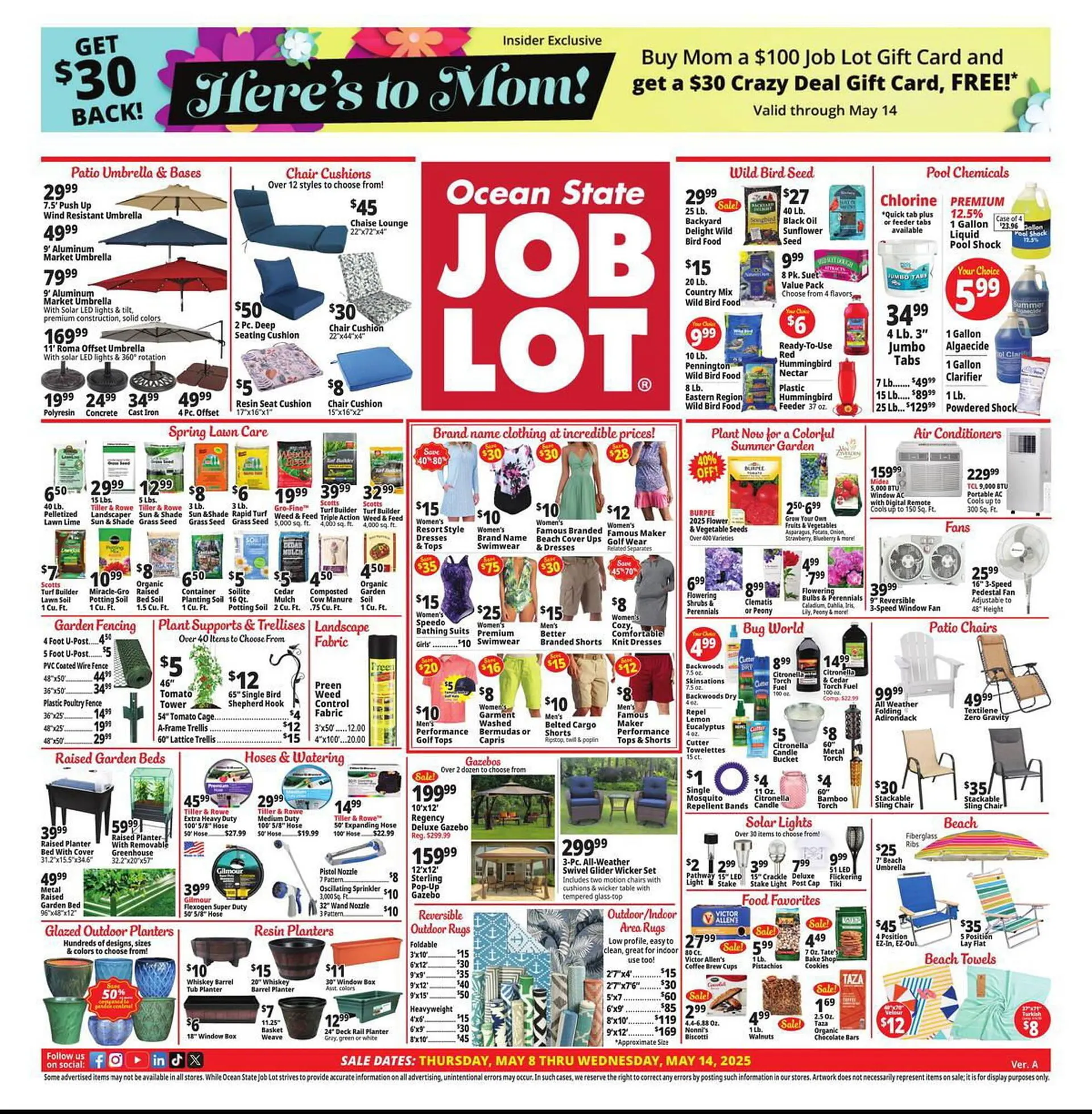 Weekly ad Ocean State Job Lot Weekly Ad from May 8 to May 14 2025 - Page 1