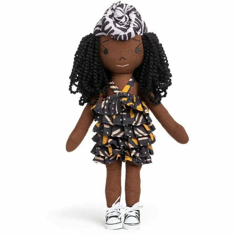 HarperIman Rae Handmade Linen 14" Doll