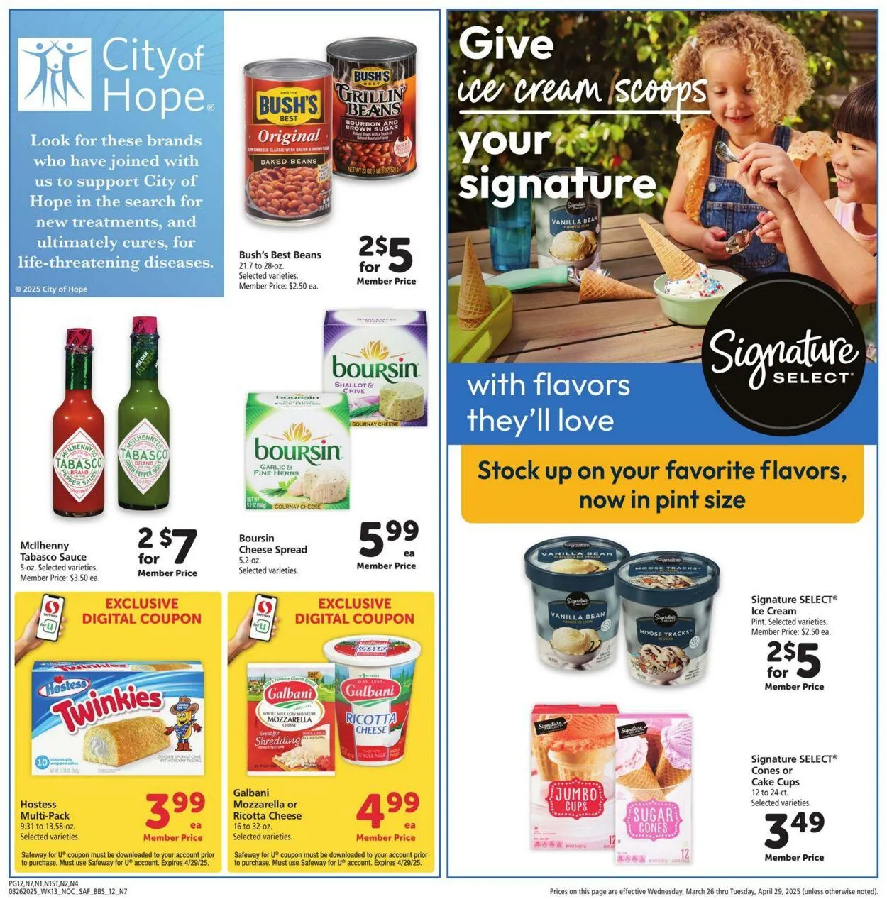 Weekly ad Safeway Current weekly ad from March 26 to April 29 2025 - Page 12