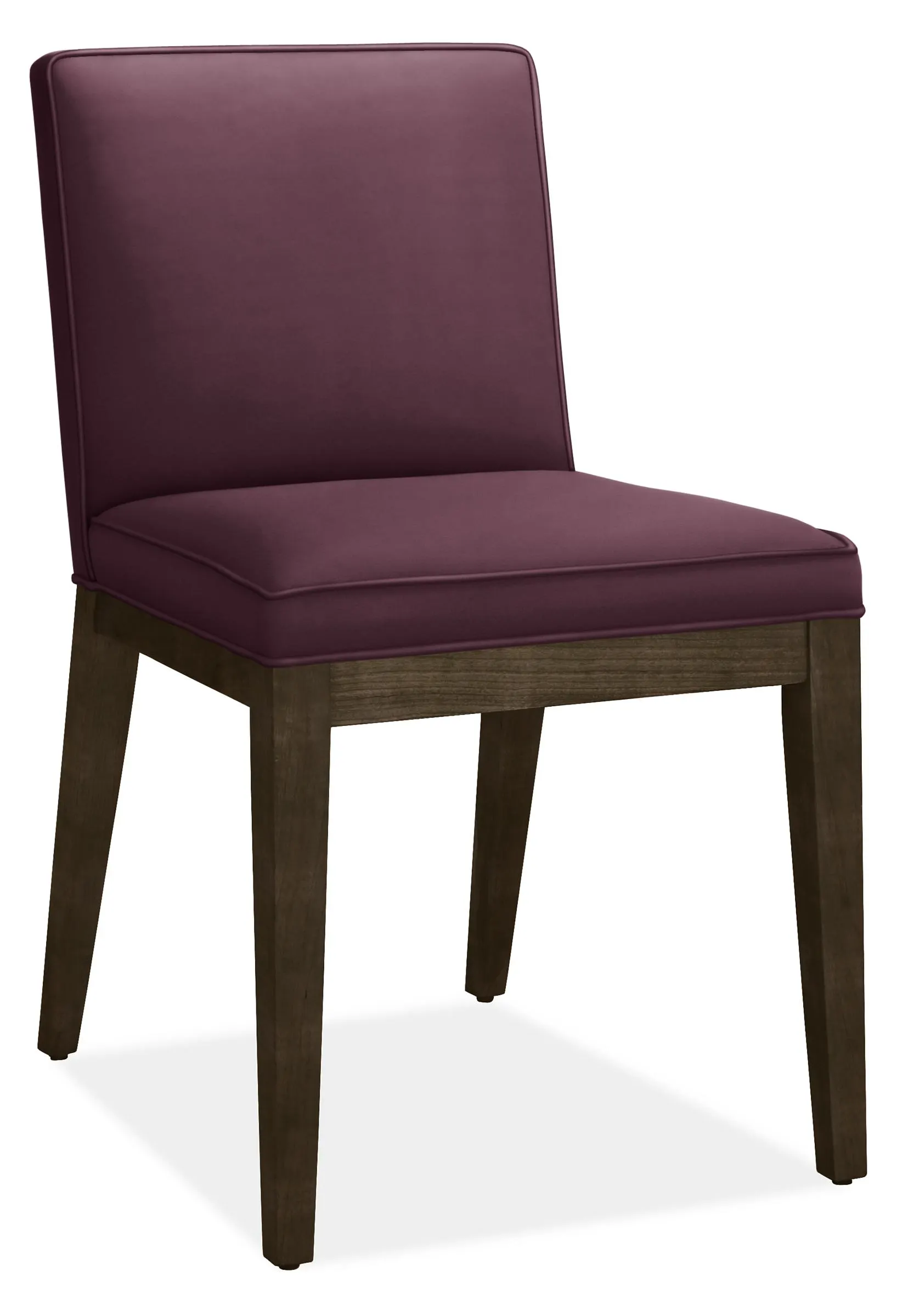 Ansel Side Chair in View Eggplant with Charcoal Frame