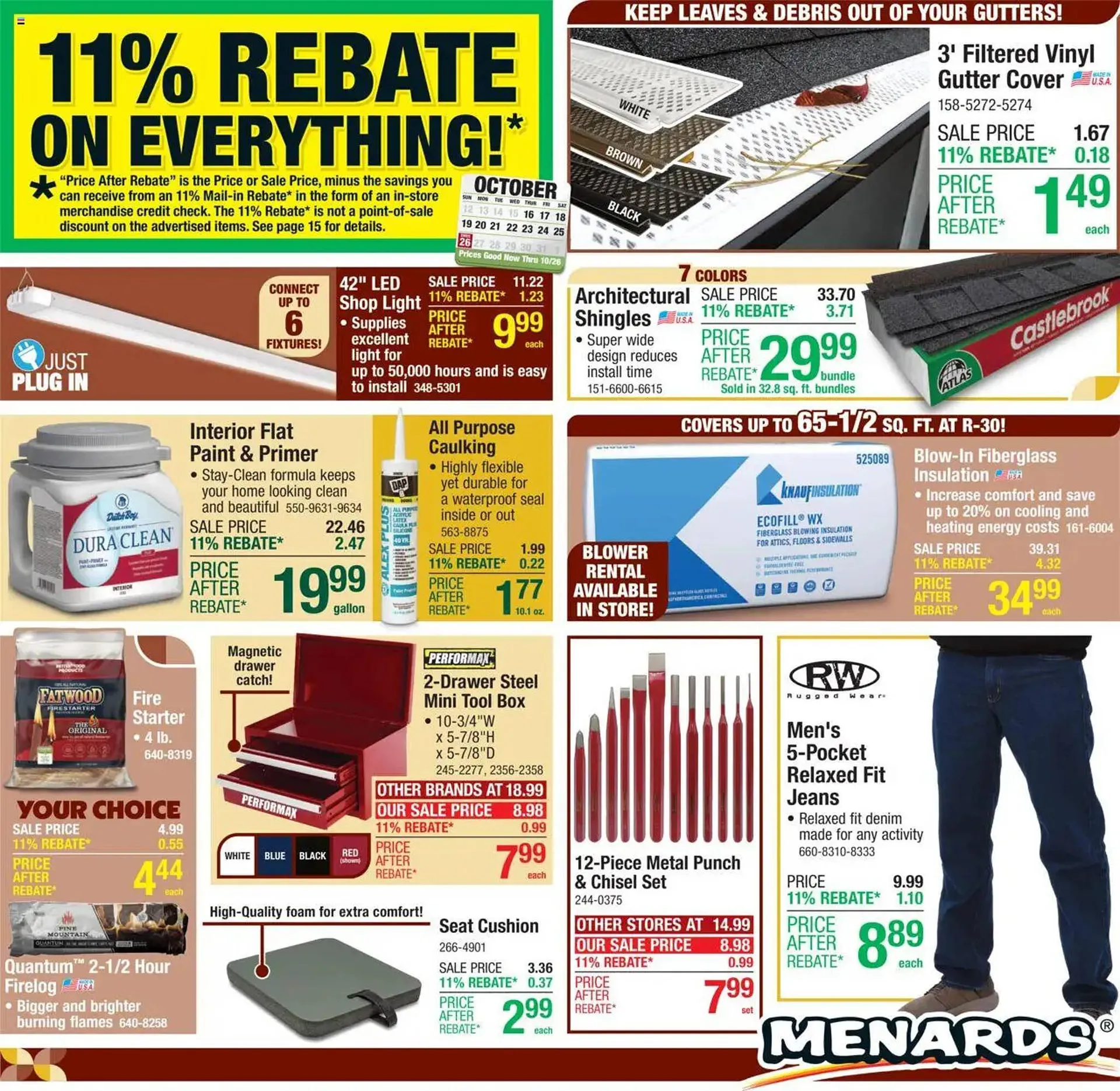 Weekly ad Menards weekly ad from October 15 to October 21 2025 - Page 1