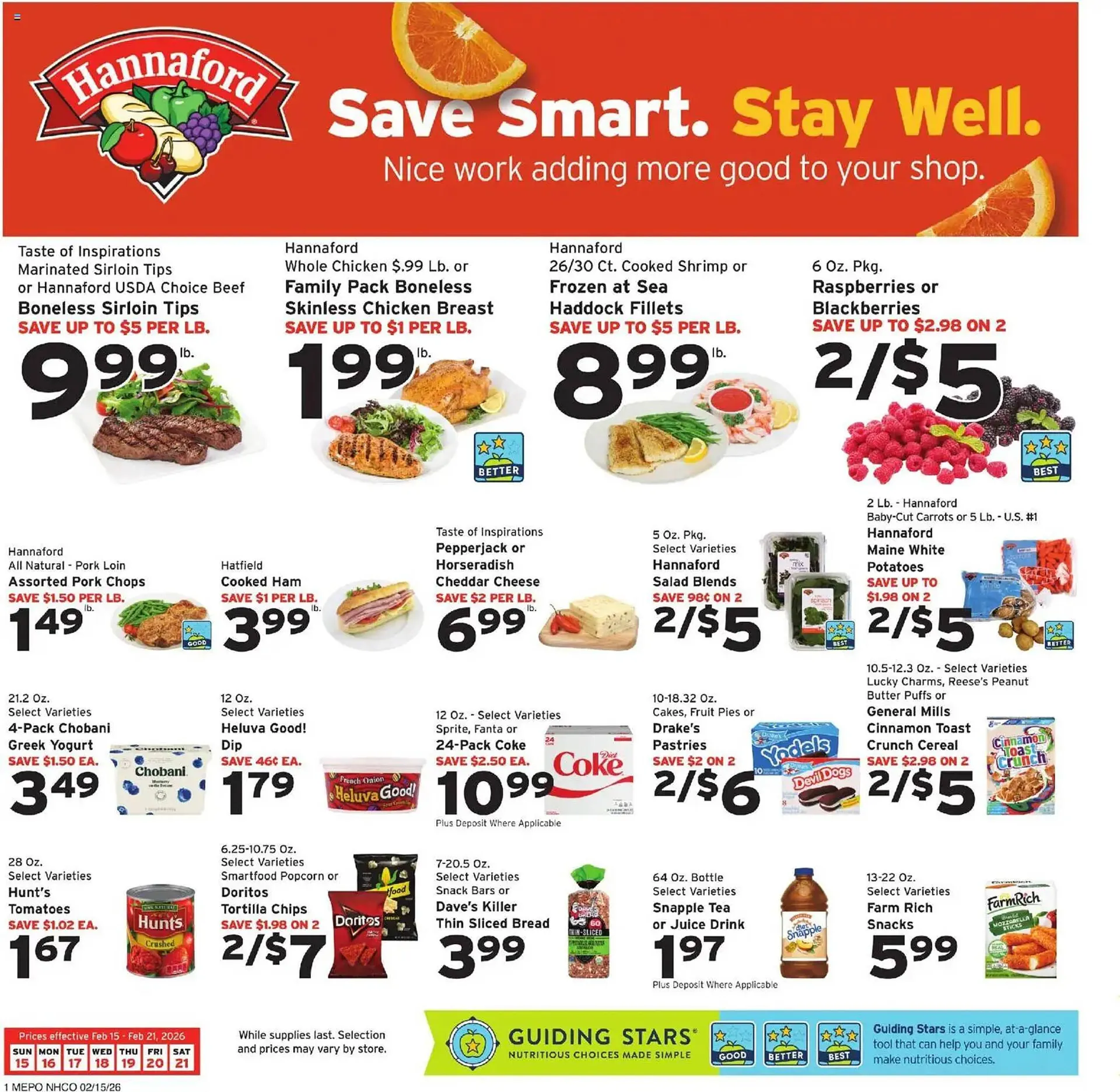 Hannaford flyer - 1