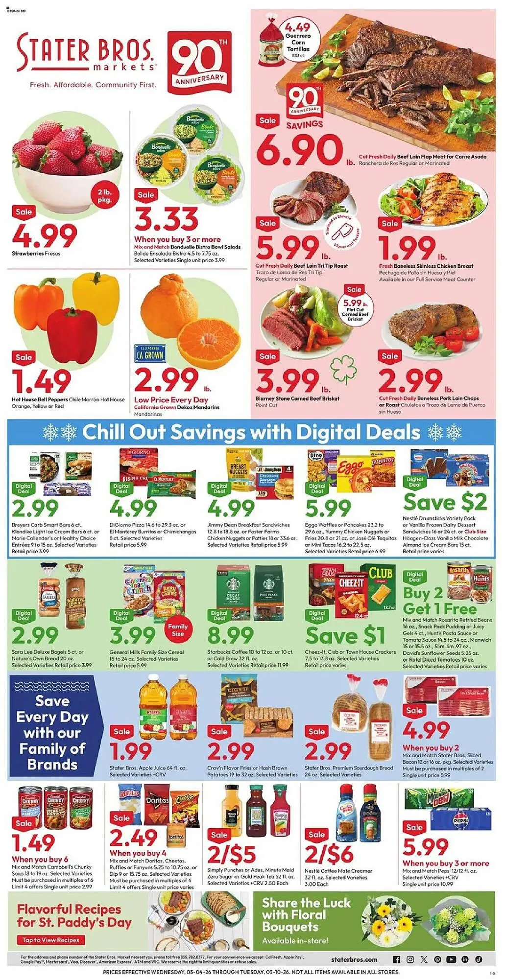 Weekly ad Stater Bros weekly ad from March 4 to March 11 2026 - Page 1