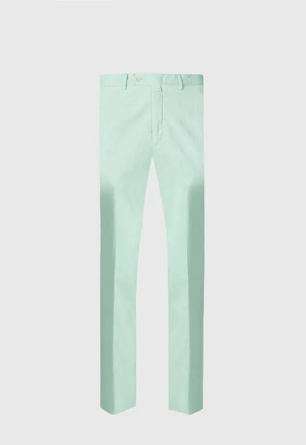 Cotton & Silk Garment Dyed Trouser