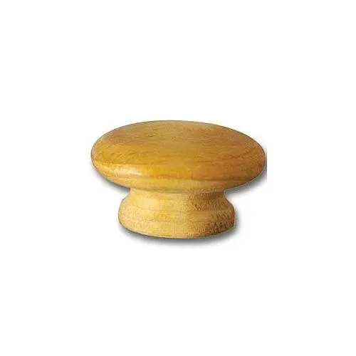 Unfinished Premium 2 1/2" Face Grain Wooden Knob