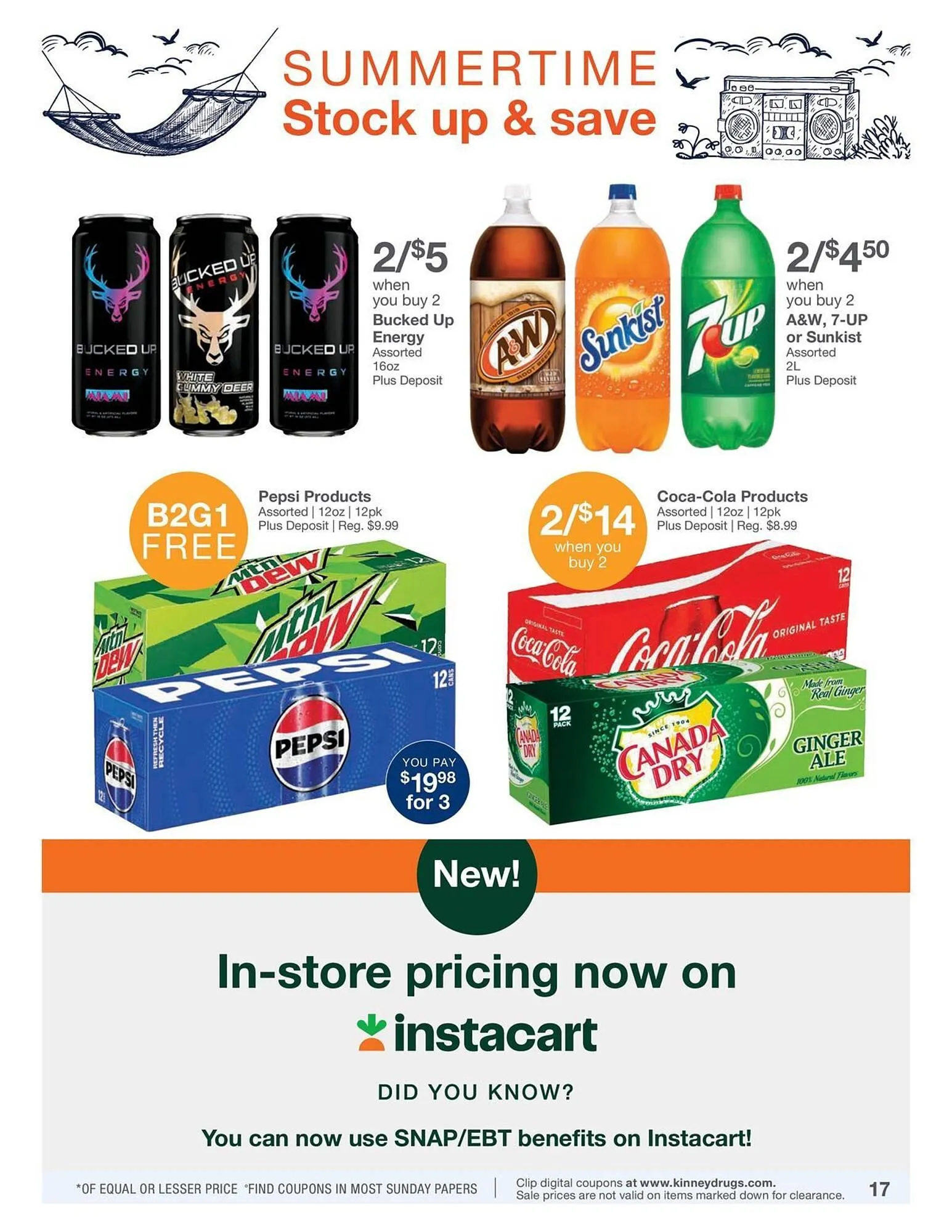 Weekly promotion Kinney Drugs Weekly Ad spanning from August 1 to August 31 2025 - Page 17 for Catalogue 365