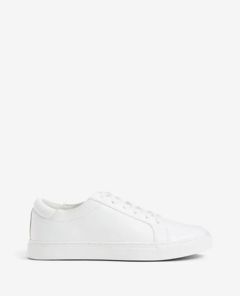Leather Kam Sneaker - White