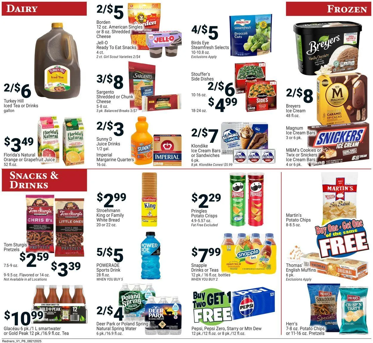 Weekly ad Redner’s Warehouse Market Current weekly ad from August 21 to August 27 2025 - Page 6