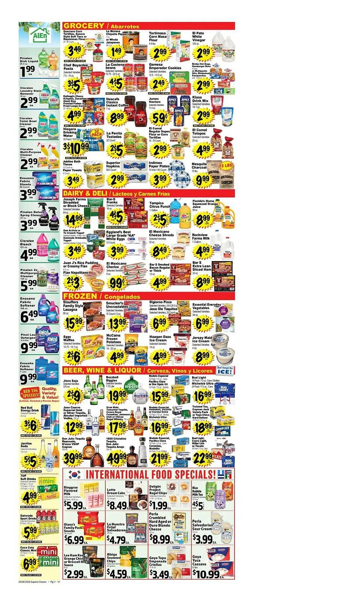 Weekly promotion Superior Grocers weekly ad spanning from May 6 to May 12 2026 - Page 2 for Catalogue 365