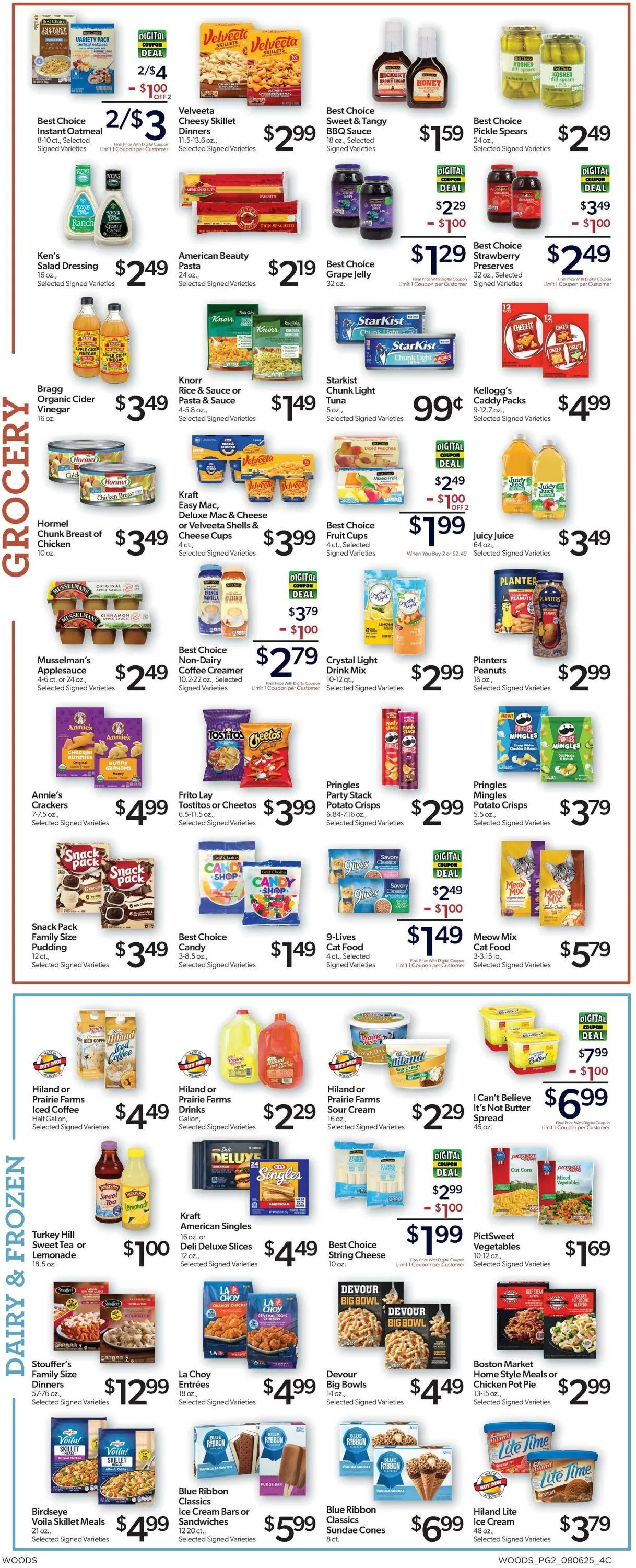 Weekly ad Woods Supermarket from August 6 to August 12 2025 - Page 2