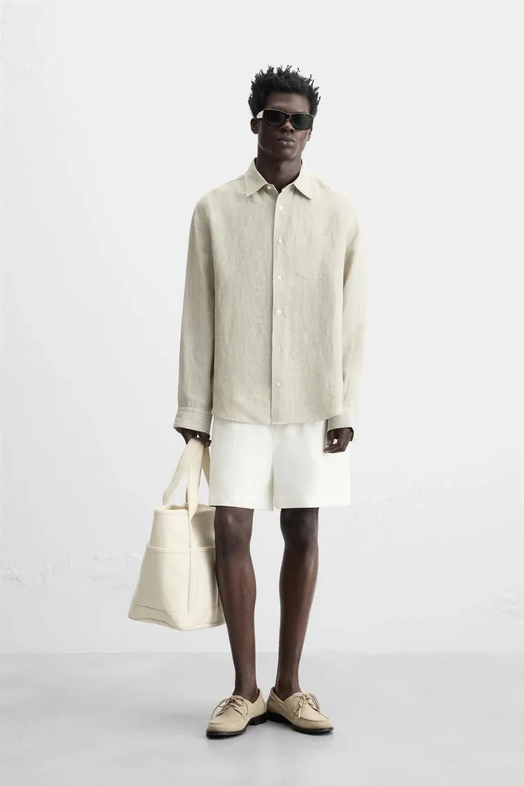 100% HEMP CONTRAST SHIRT