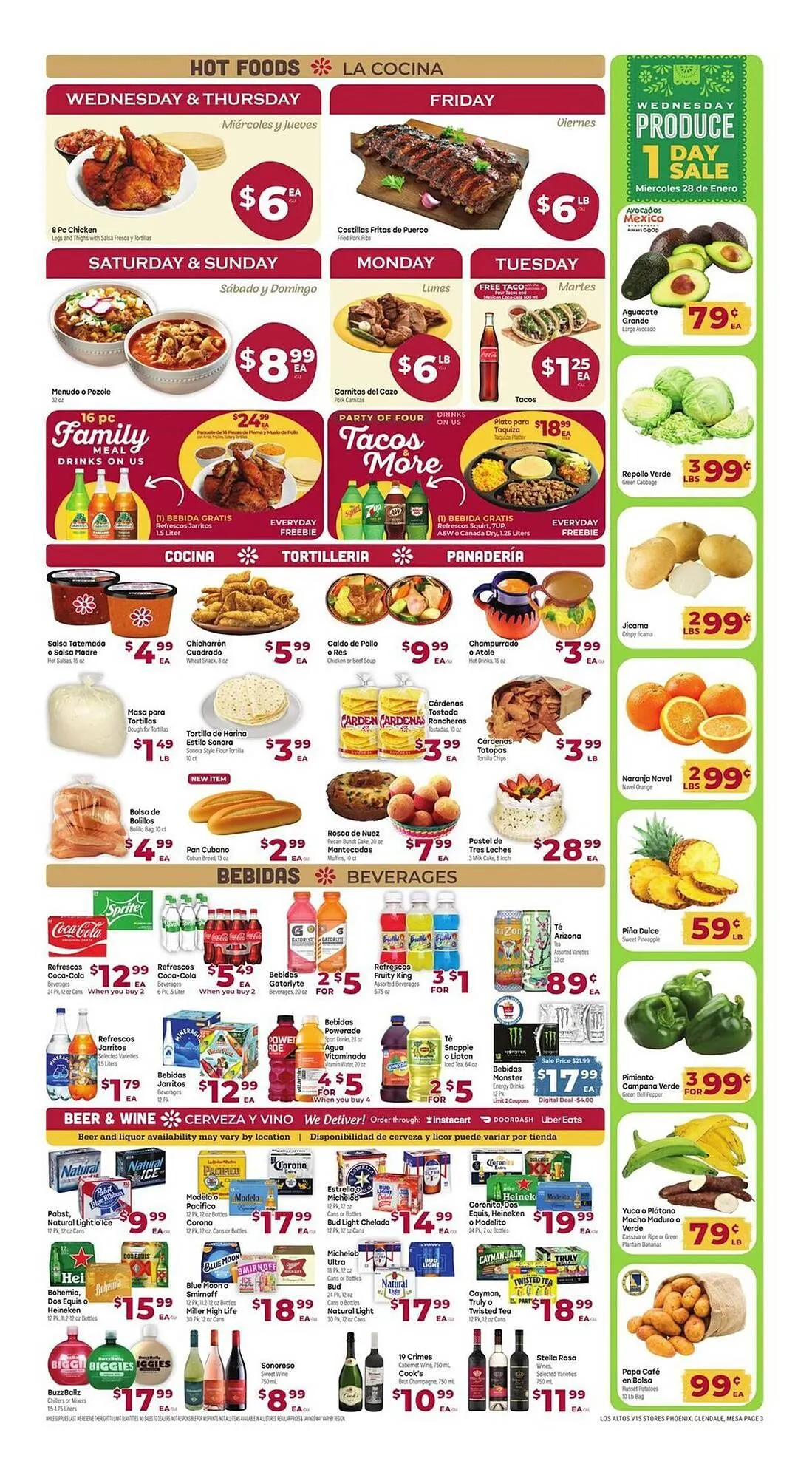 Weekly promotion Los Altos Ranch Market weekly ad spanning from January 28 to February 3 2026 - Page 3 for Catalogue 365