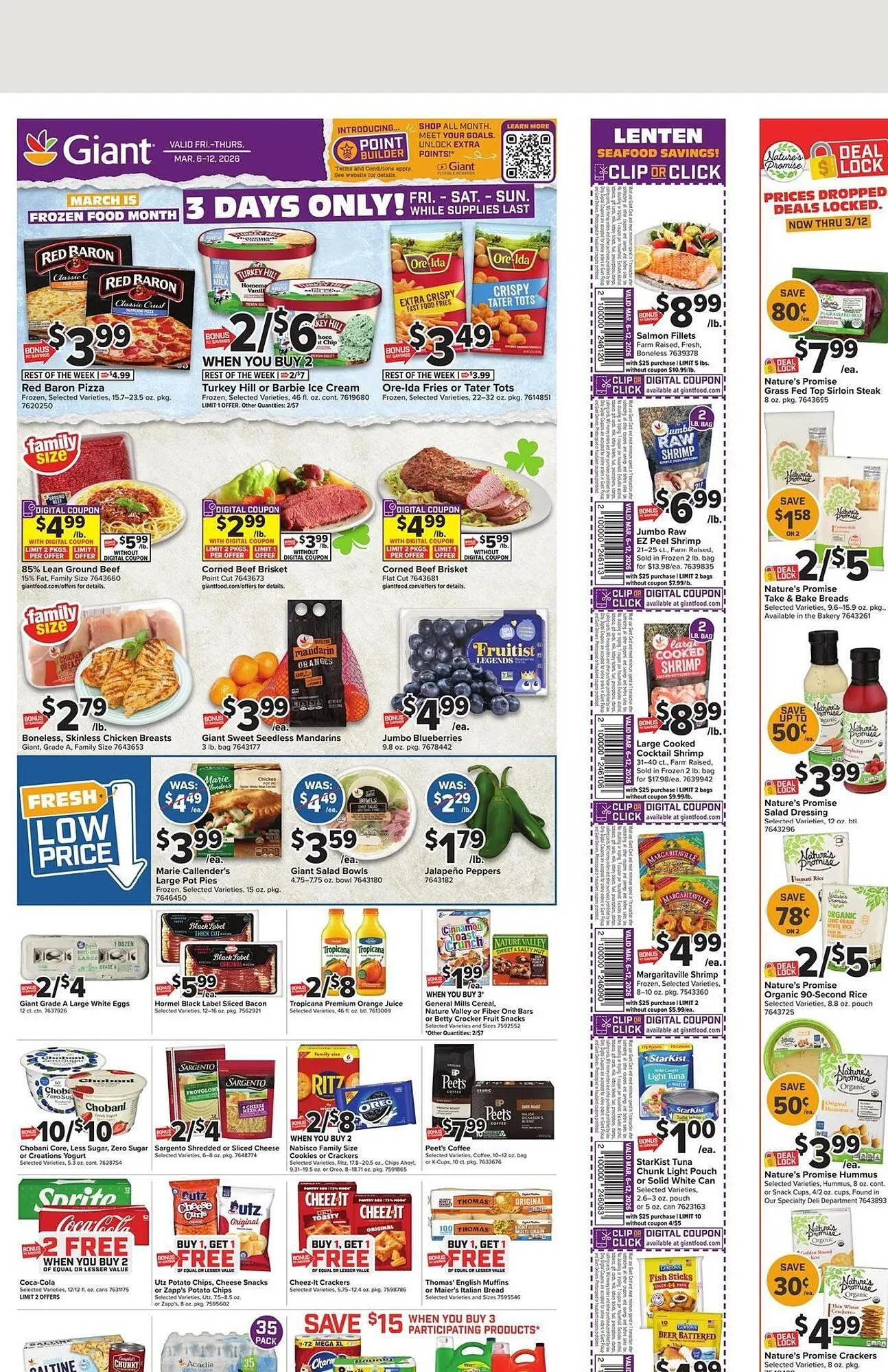 Weekly ad Giant Food weekly ad from March 6 to March 12 2026 - Page 1
