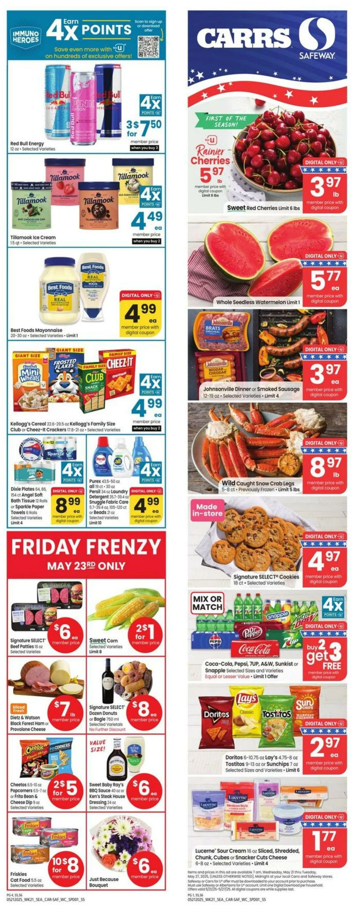 Weekly ad Carrs from May 21 to May 27 2025 - Page 1