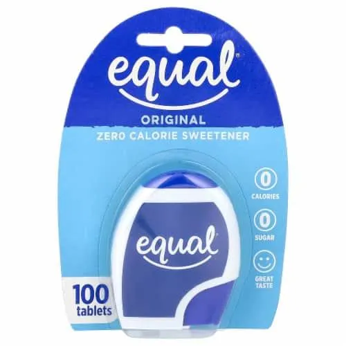Equal Zero Calorie Sweetener Original - 100 Tablets