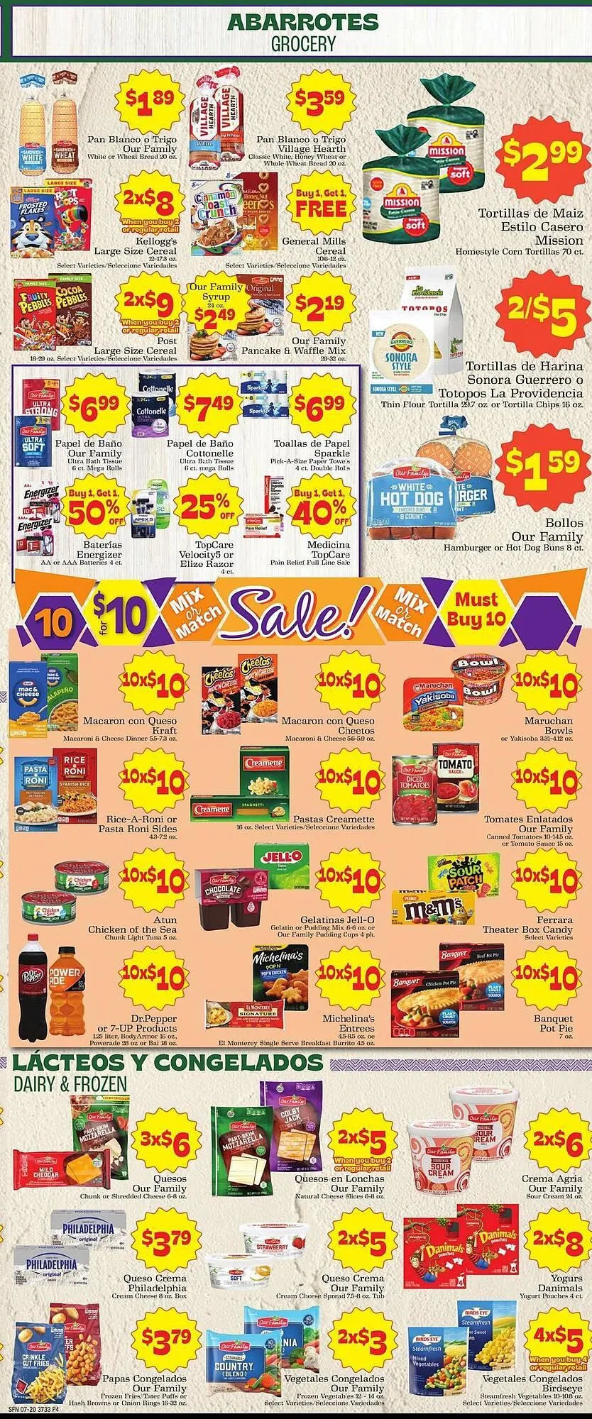 Weekly ad Supermercado Nuestra Familia Weekly Ad from July 20 to July 26 2025 - Page 4