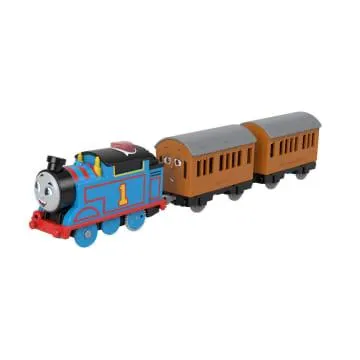 Thomas & Friends Talking Thomas With Annie & Clarabel Motorized Toy Train With Sounds & Phrases