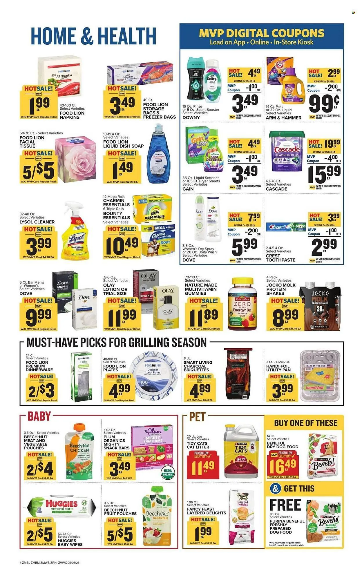 Weekly promotion Food Lion weekly ad spanning from May 6 to May 12 2026 - Page 8 for Catalogue 365