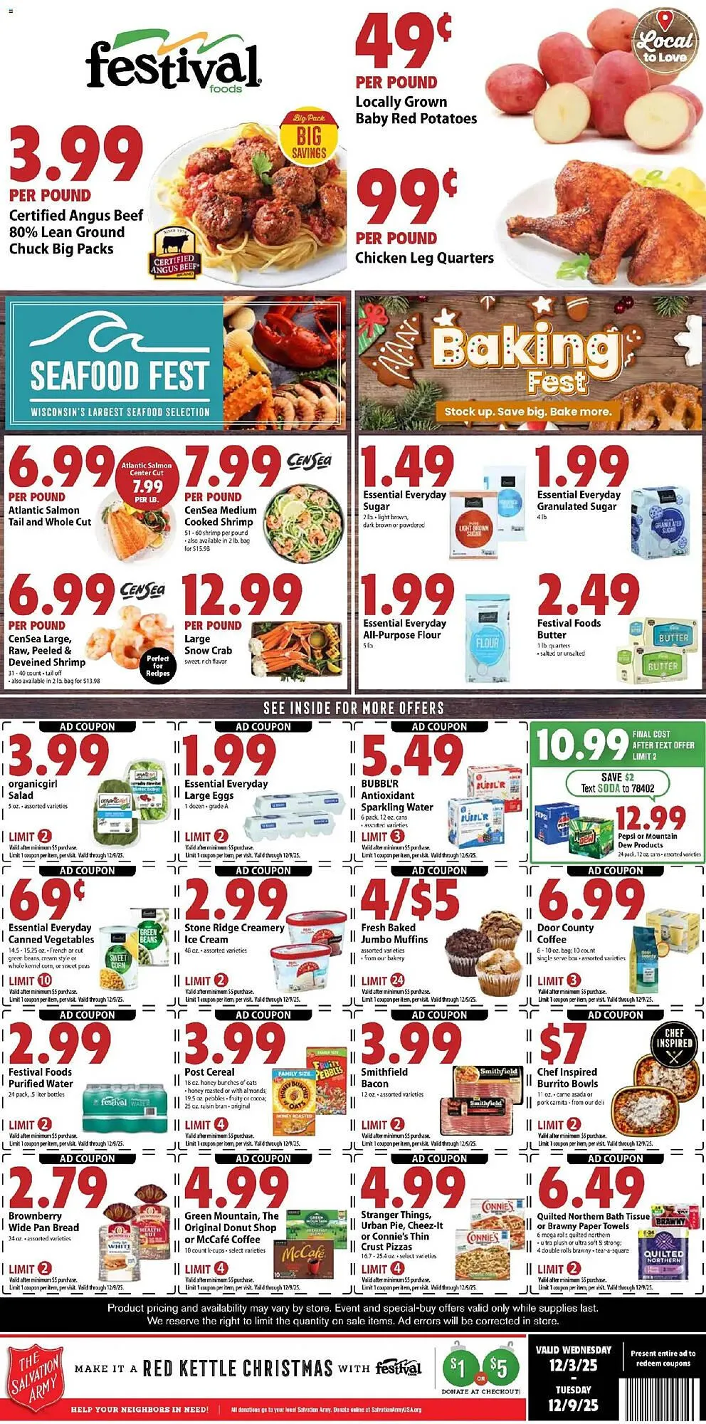 Weekly ad Festival Foods weekly ad from December 3 to December 9 2025 - Page 1