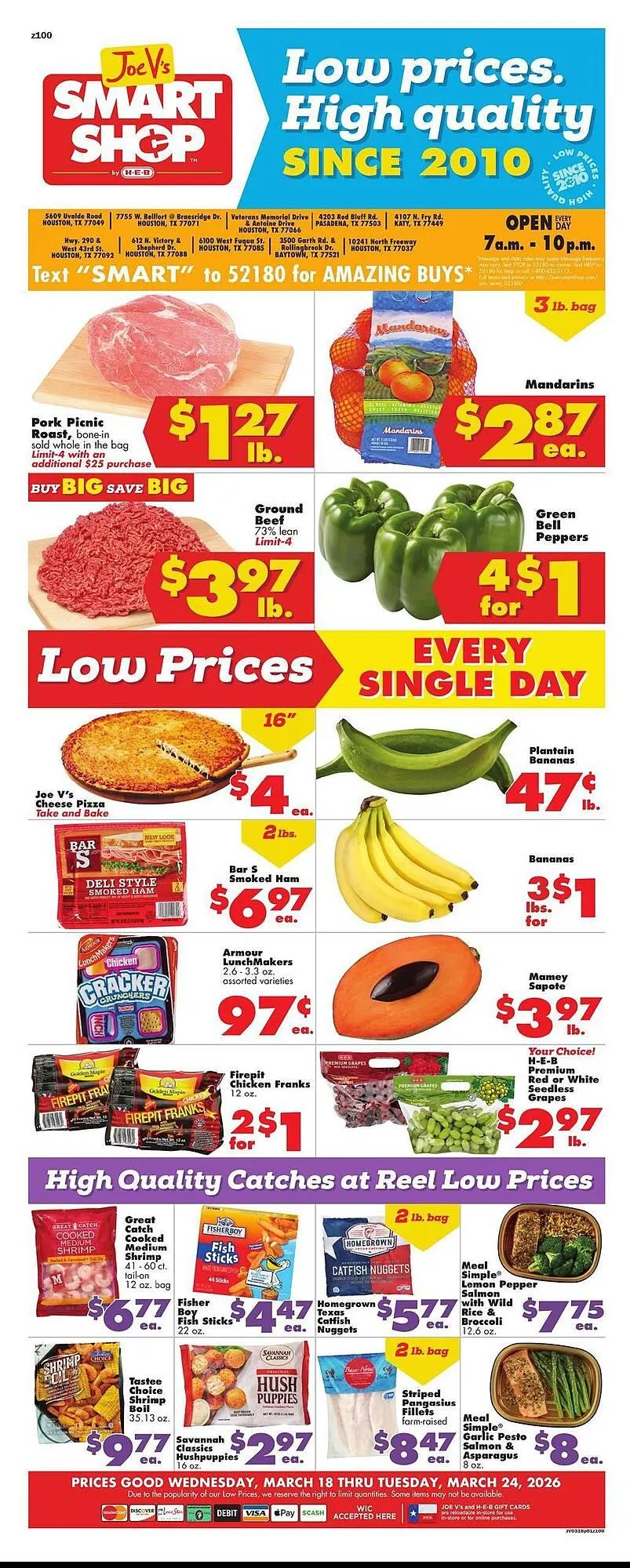 Weekly ad Joe V's Smart Shop weekly ad from March 18 to March 24 2026 - Page 1