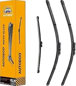3 Wiper Blades Replacement for Ford Explorer 2011-2018 2019 2020 2021 2022 2023 2024,Original Equipment Replacement Front and Rear Windshield Wiper Blade - Pinch Tab 26"/22"/11" (Set of 3)