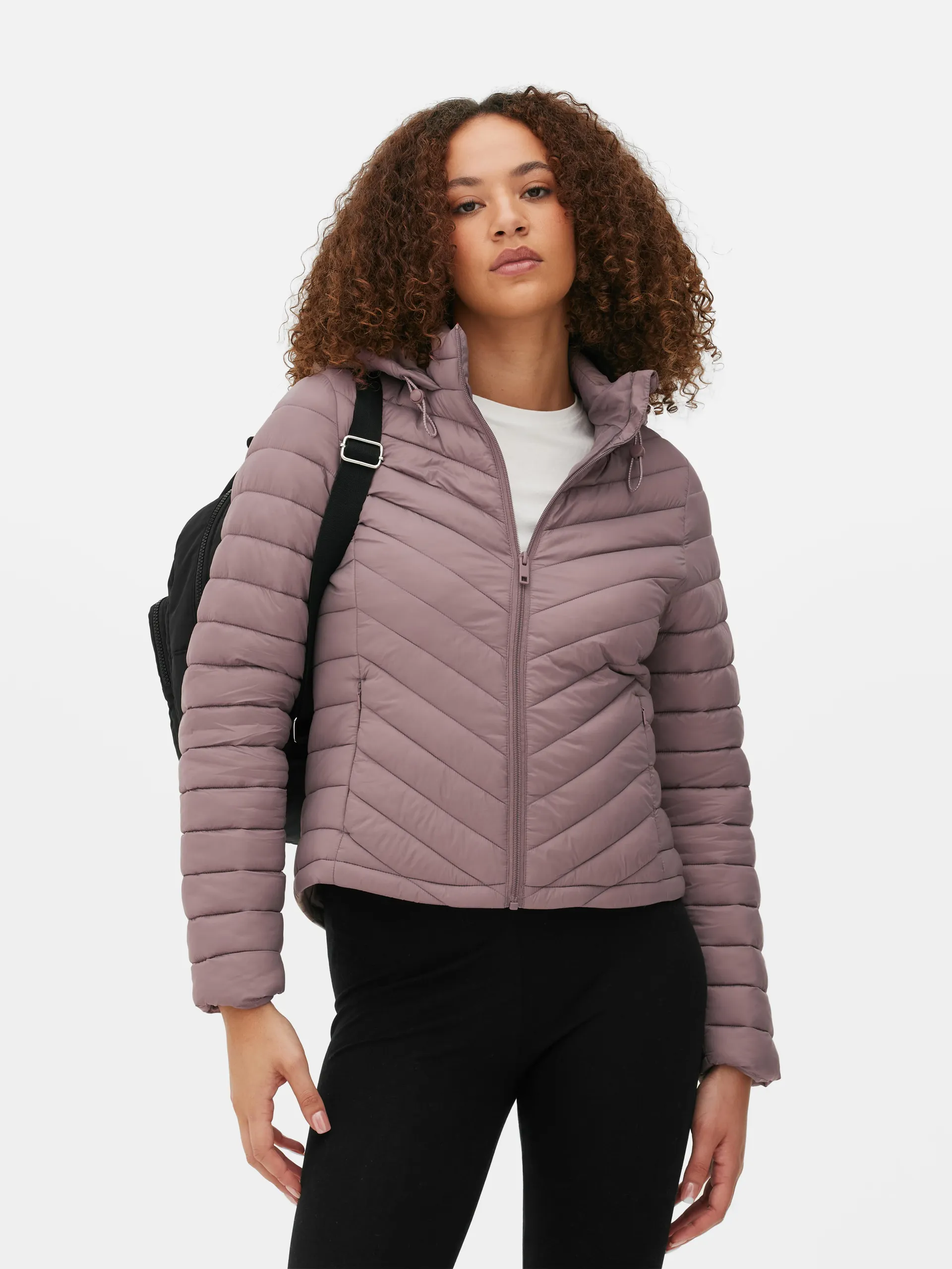 Lightweight Hooded Puffer Jacket