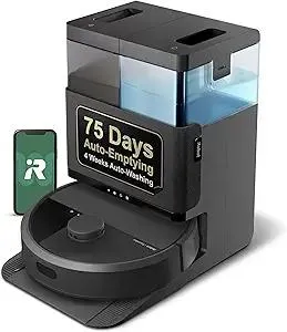 iRobot Roomba Plus 405 (G181) 2in1 Vacuum & Mop Robot with AutoWash Dock - Dual Spinning Mop Pads, Smart & Fast Mapping, Ideal for Pet Hair, Self-empties 75 days, Intense Suction, Pad Washing & Drying