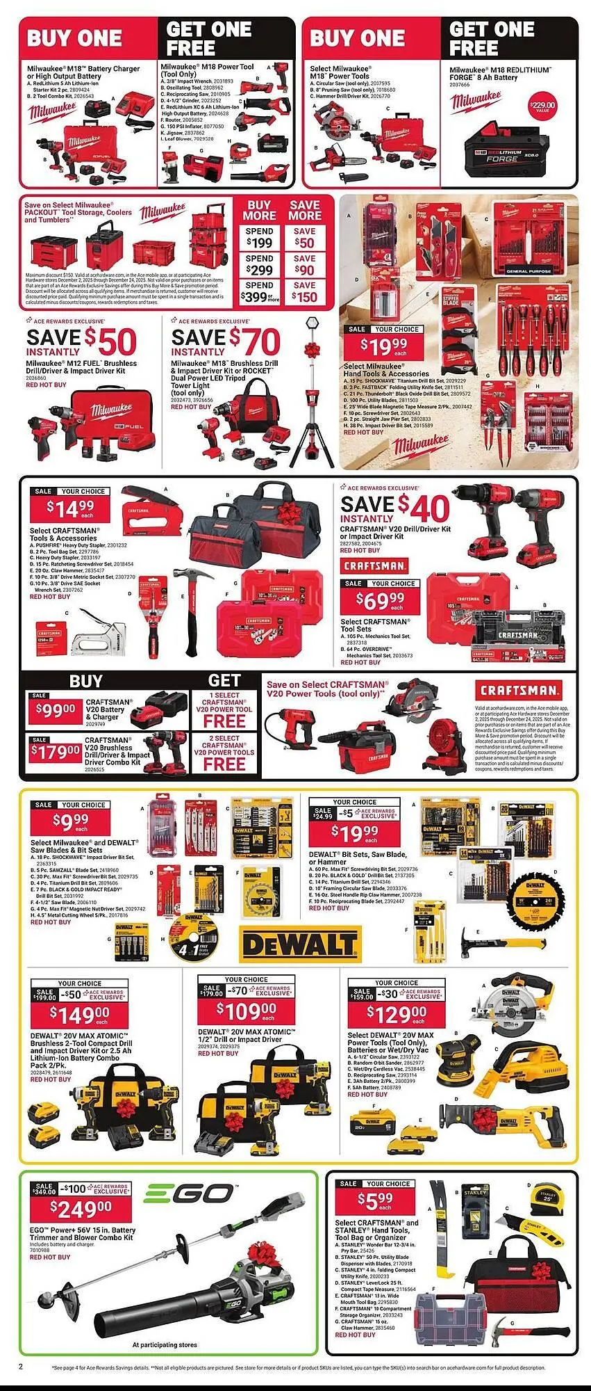 Weekly ad Ace Hardware flyer from December 2 to December 23 2025 - Page 2