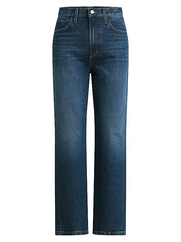 The Valentina High-Rise Straight-Leg Jeans