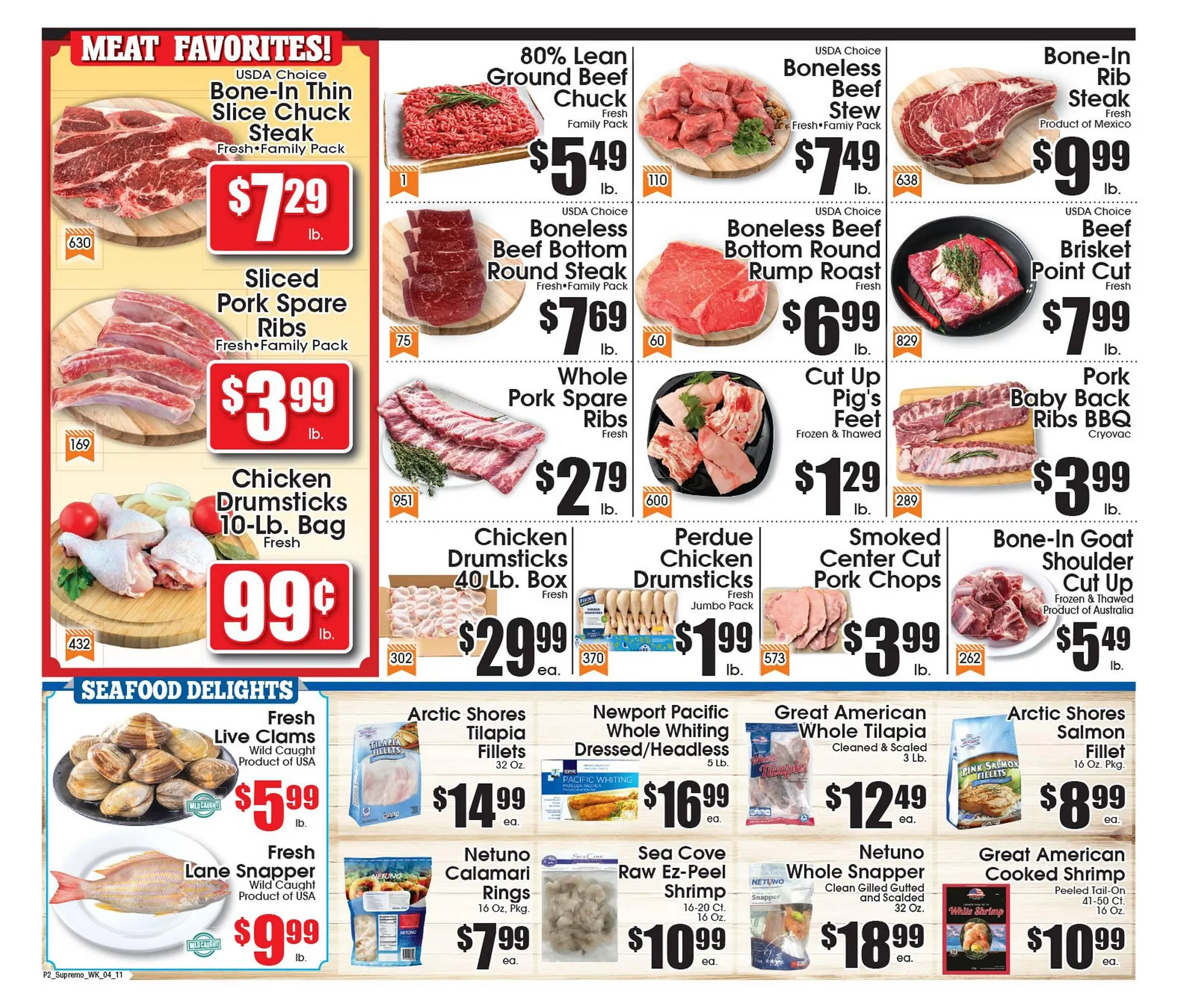 Weekly ad Supremo Foods Inc weekly ad from April 11 to April 17 2026 - Page 2