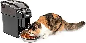 PetSafe Automatic Cat Feeder - Healthy Pet Simply Feed - Automatic Pet Feeder for Cats & Dogs - Timed Pet Feeder with Programmable Portion Control - Holds 24 Cups of Dry or Semi-Moist Dog or Cat Food