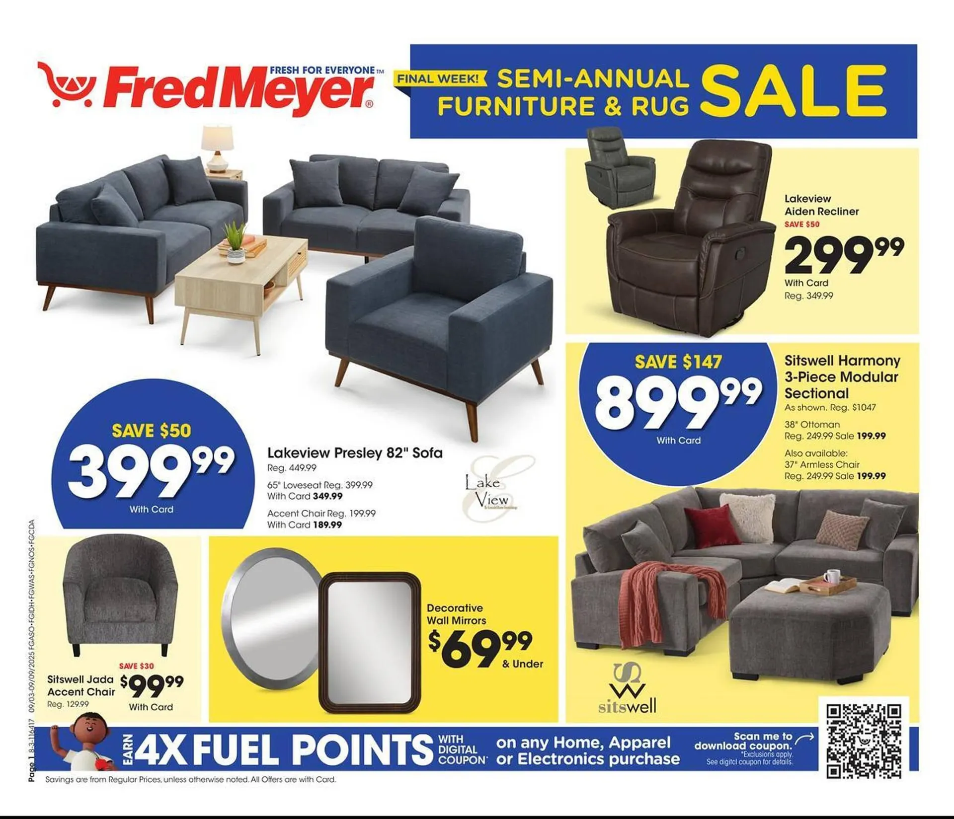 Weekly ad Fred Meyer weekly ad from September 3 to September 9 2025 - Page 1