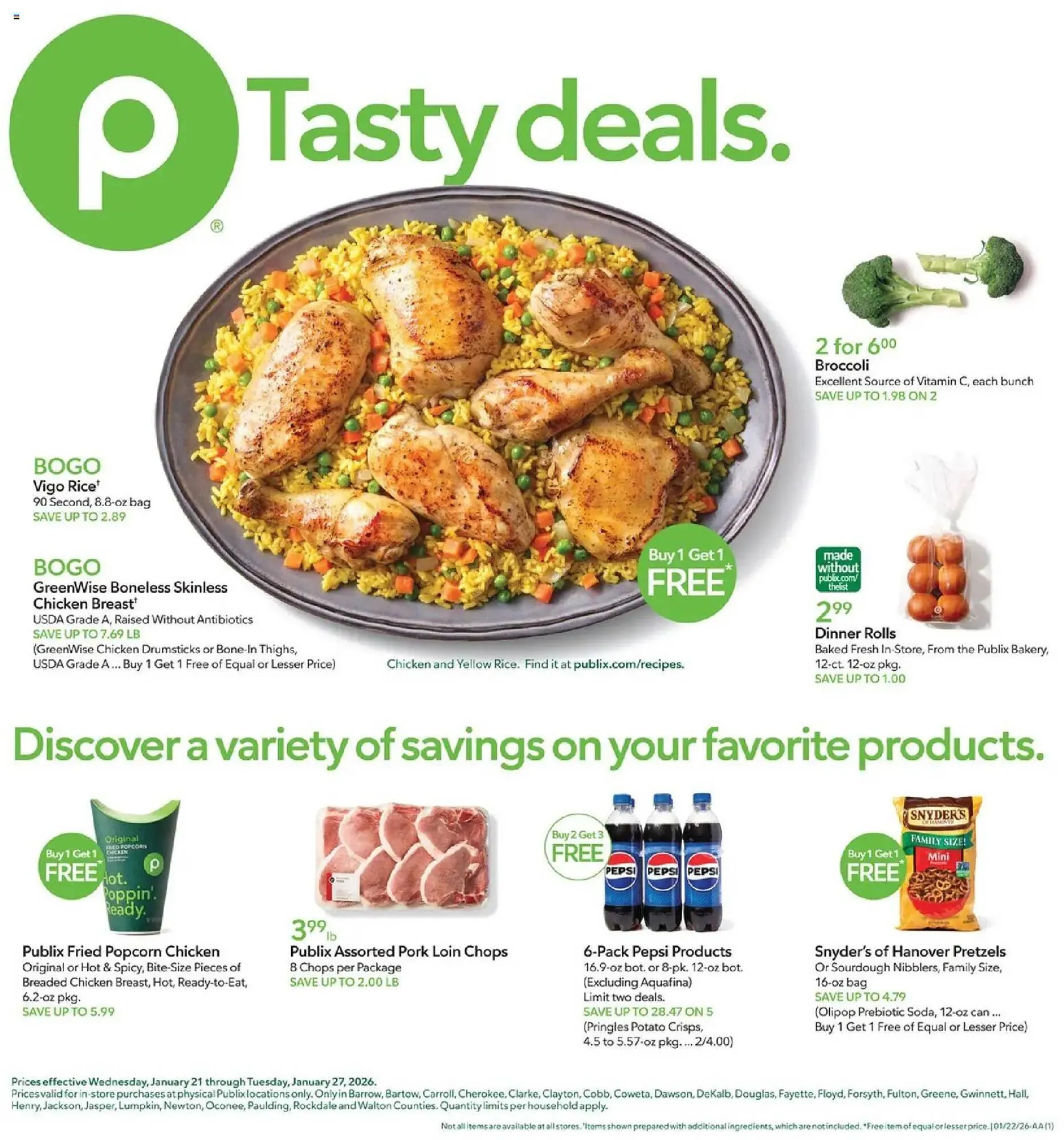 Weekly ad Publix weekly ad from January 21 to January 27 2026 - Page 1