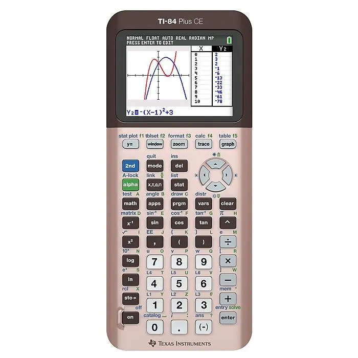 Texas Instruments TI-84 Plus CE 10-Digit Graphing Calculator,