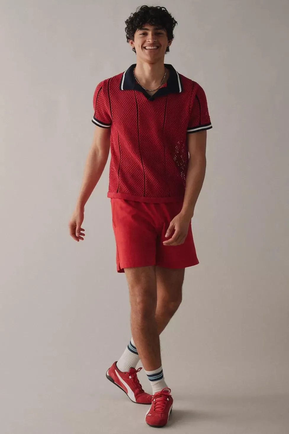 UO Mylo Short Sleeve Jersey Sweater