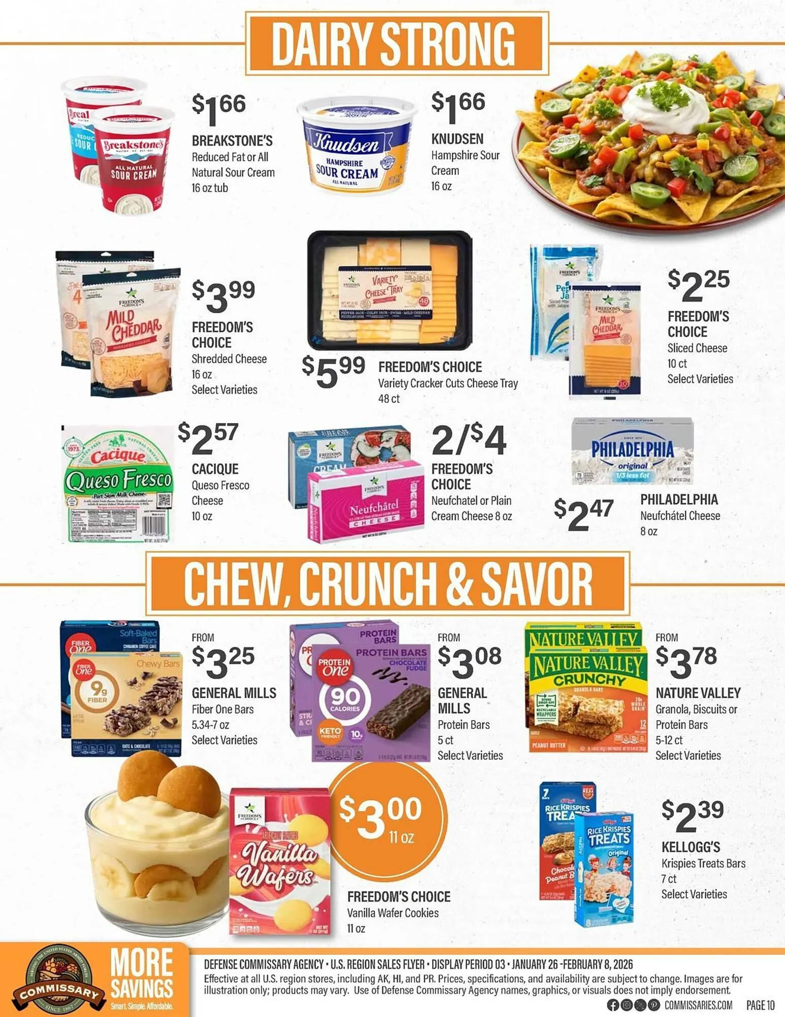 Weekly promotion Commissary weekly ad spanning from January 26 to February 8 2026 - Page 10 for Catalogue 365