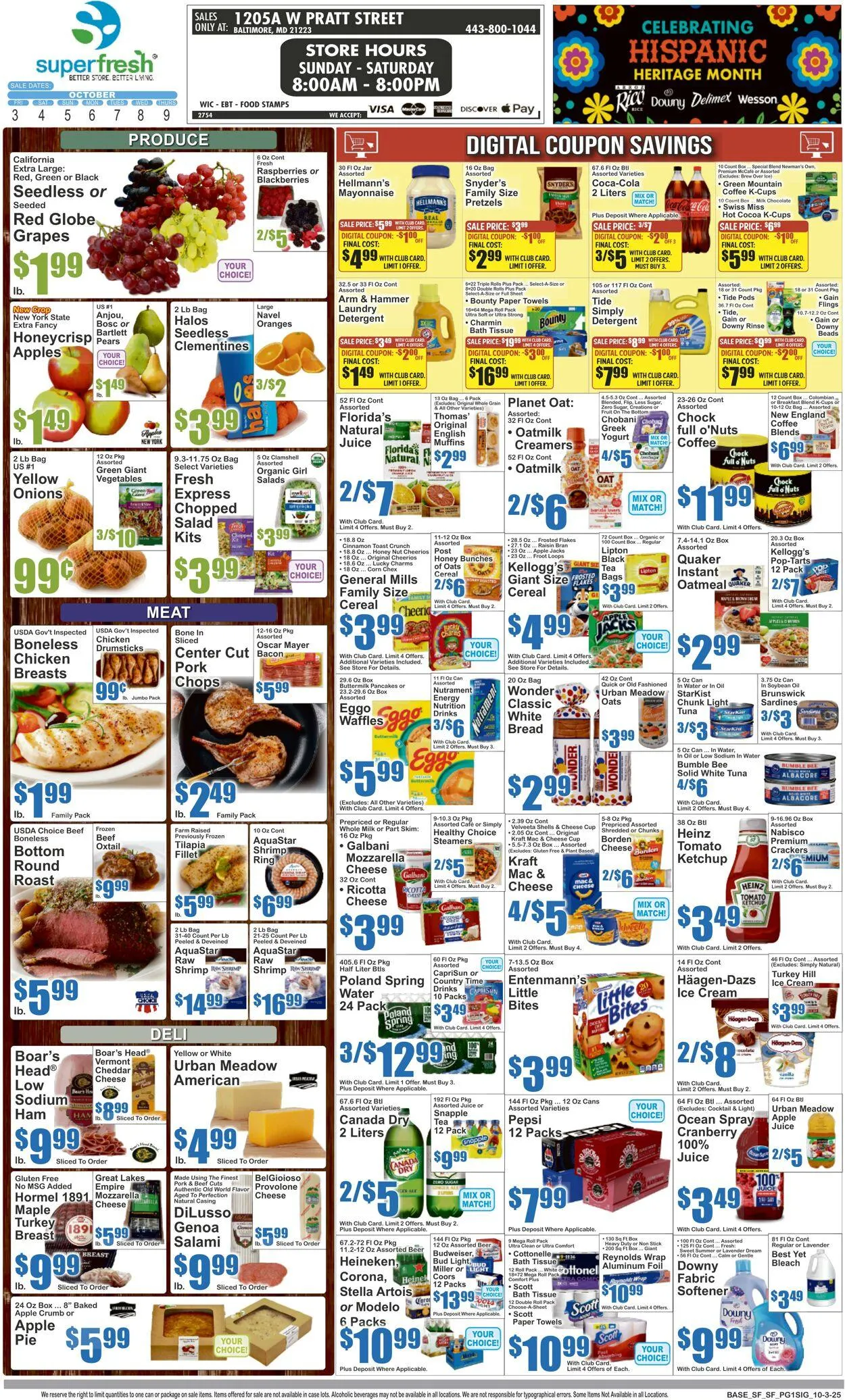 Weekly ad Key Food Current weekly ad from October 3 to October 9 2025 - Page 1