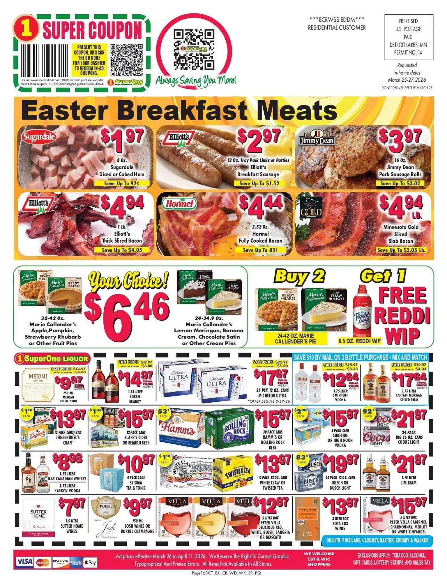 Weekly ad Miners County Market weekly ad from March 26 to April 11 2026 - Page 16
