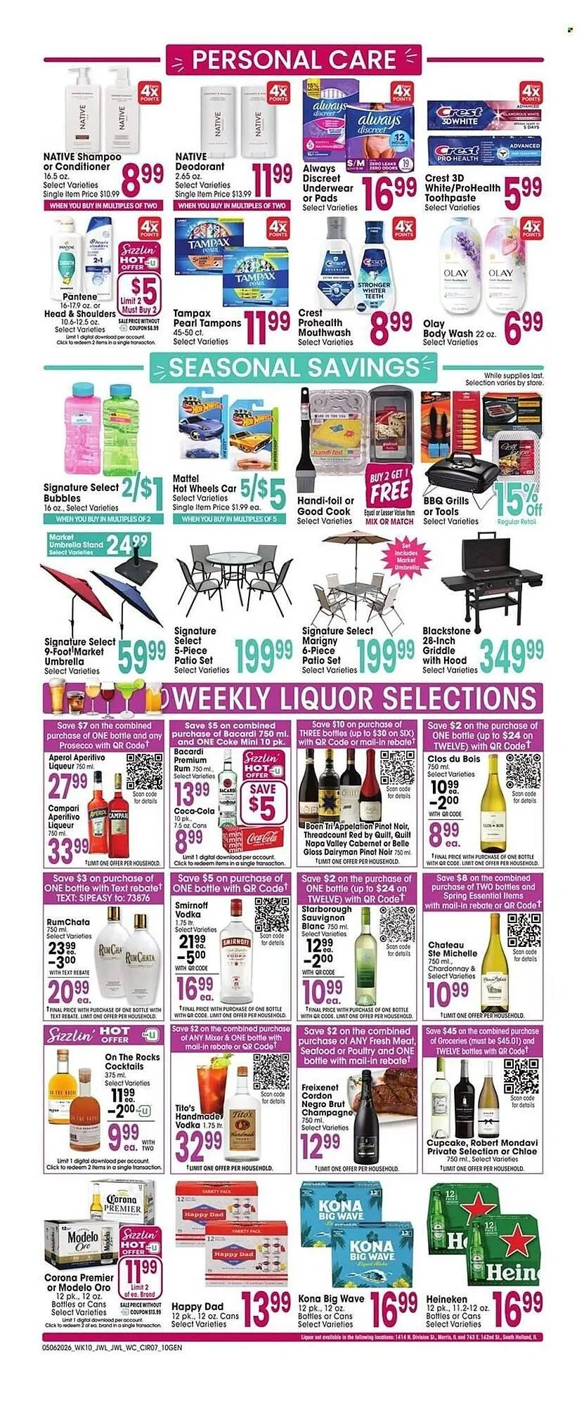 Weekly promotion Jewel-Osco weekly ad spanning from May 6 to May 12 2026 - Page 7 for Catalogue 365