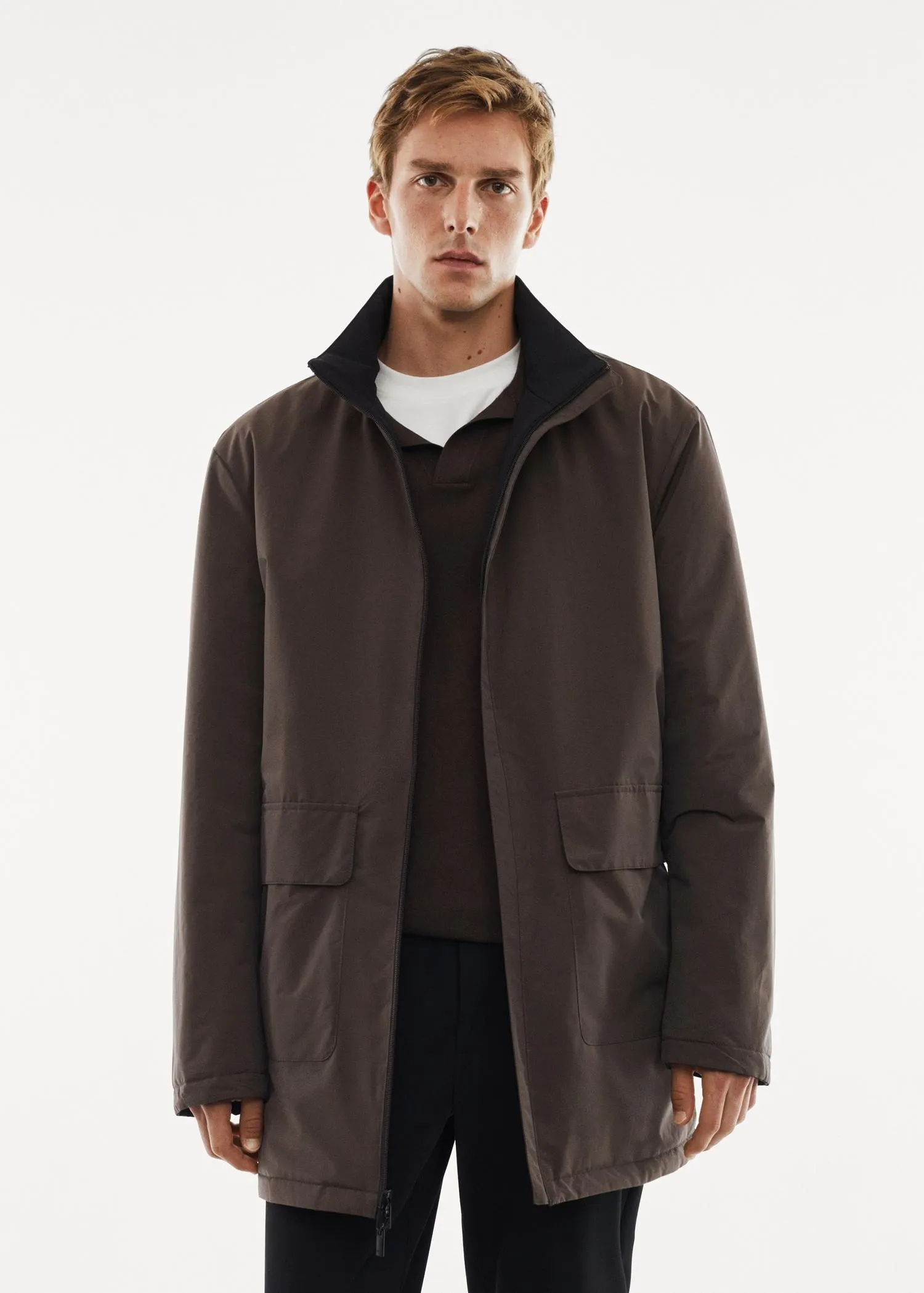 Parka reversible acolchada water repellent