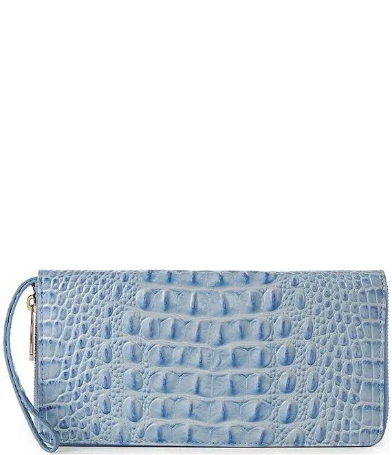 Melbourne Collection Skyler Heavenly Blue Travel Wristlet