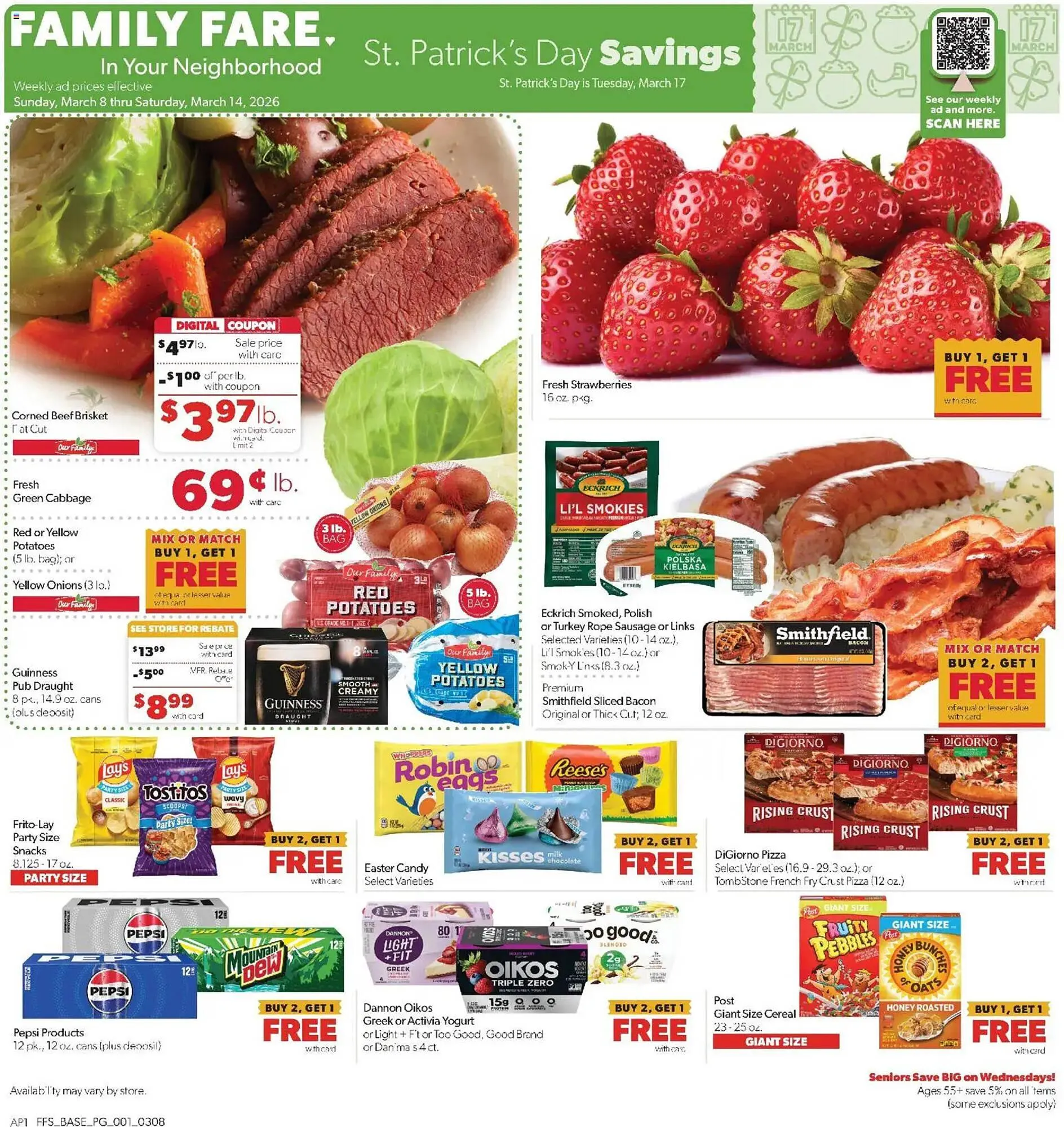 Weekly ad Family Fare weekly ad from March 8 to March 14 2026 - Page 1