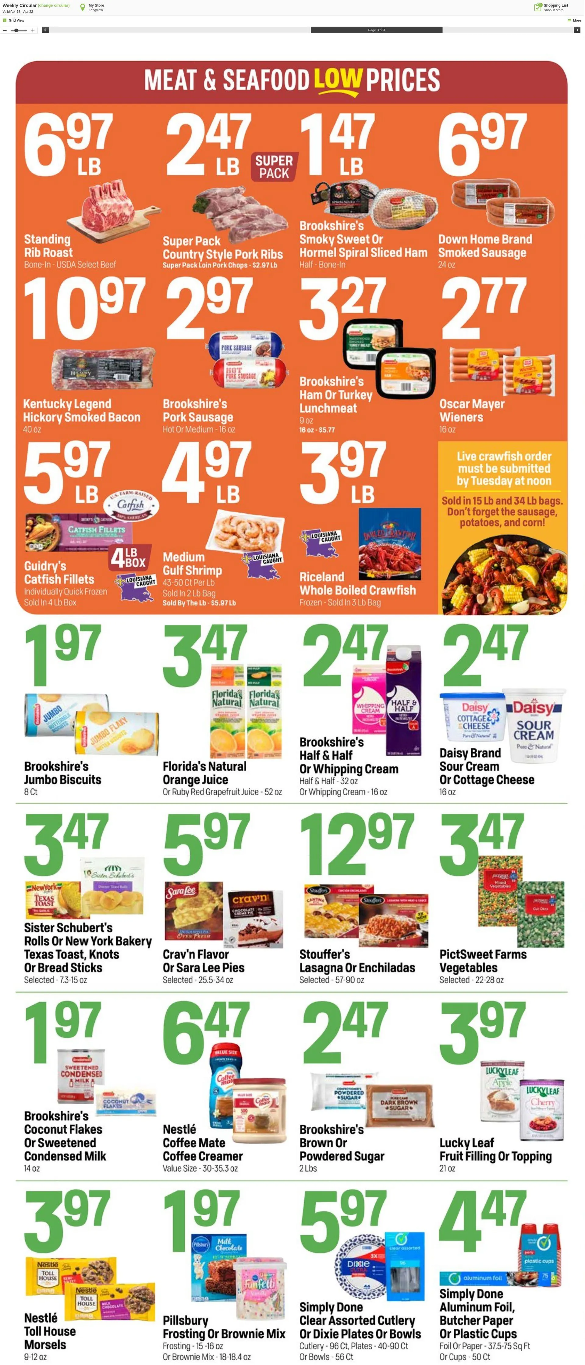Weekly ad Super1Foods from April 16 to April 22 2025 - Page 3