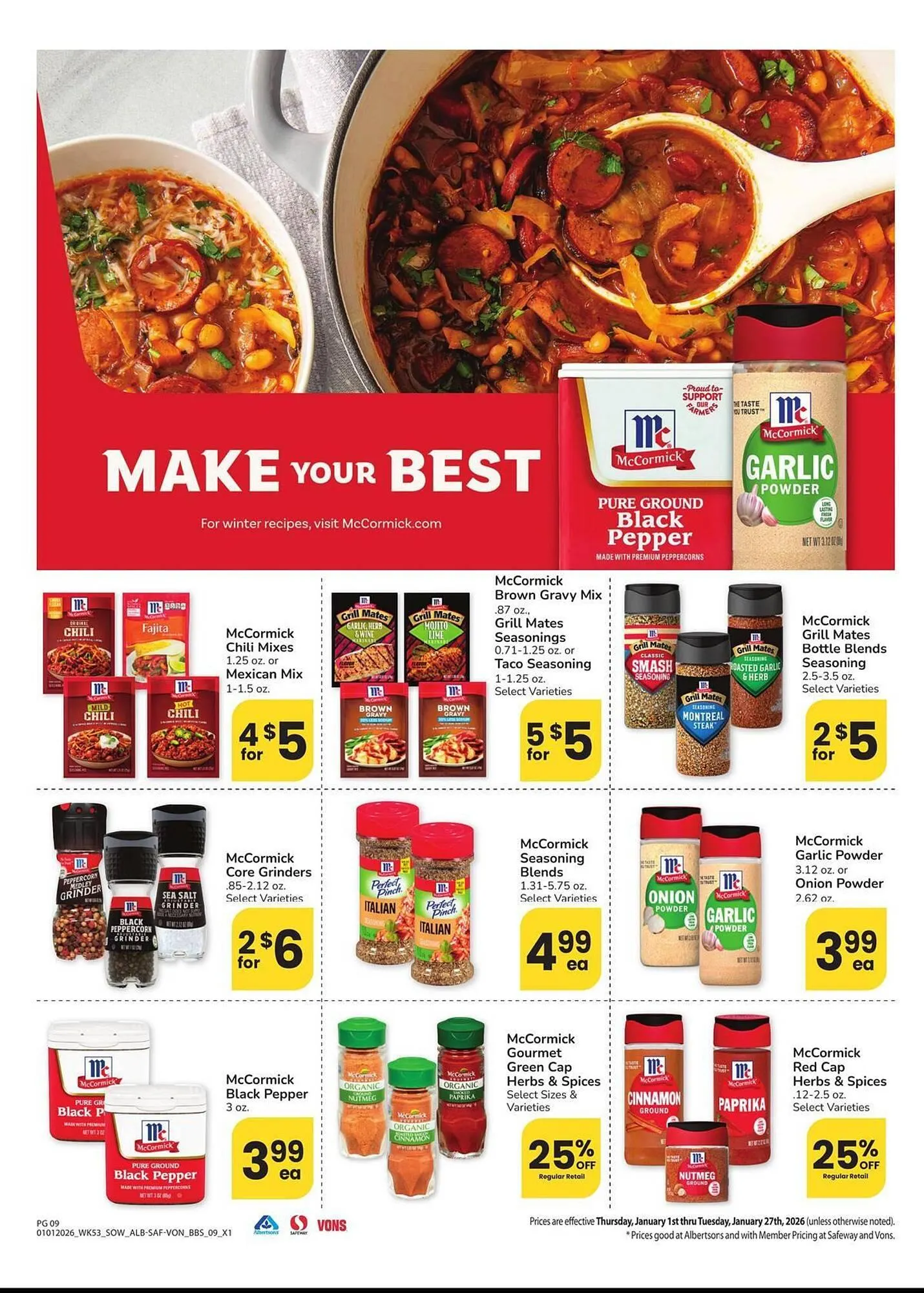 Weekly ad Safeway weekly ad from January 1 to January 27 2026 - Page 9