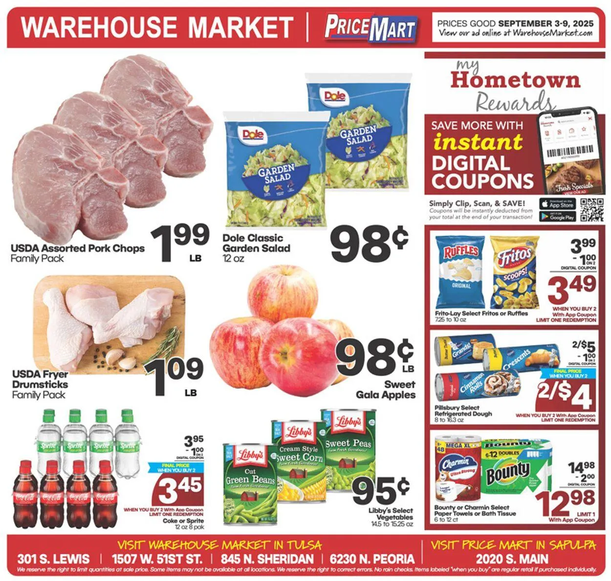Weekly ad Warehouse Market from September 3 to September 9 2025 - Page 1