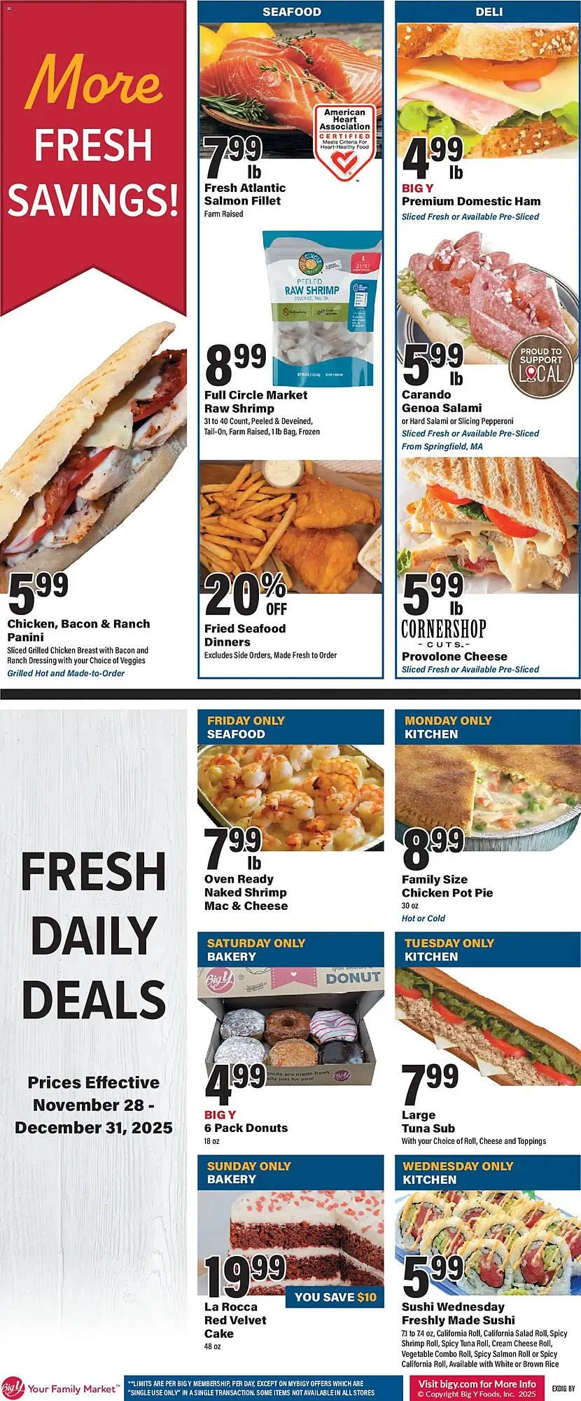 Weekly ad Big Y flyer from November 28 to December 4 2025 - Page 2