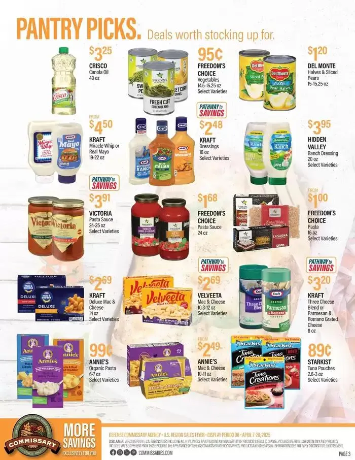 Weekly ad Flyer Commissary from April 7 to April 20 2025 - Page 3