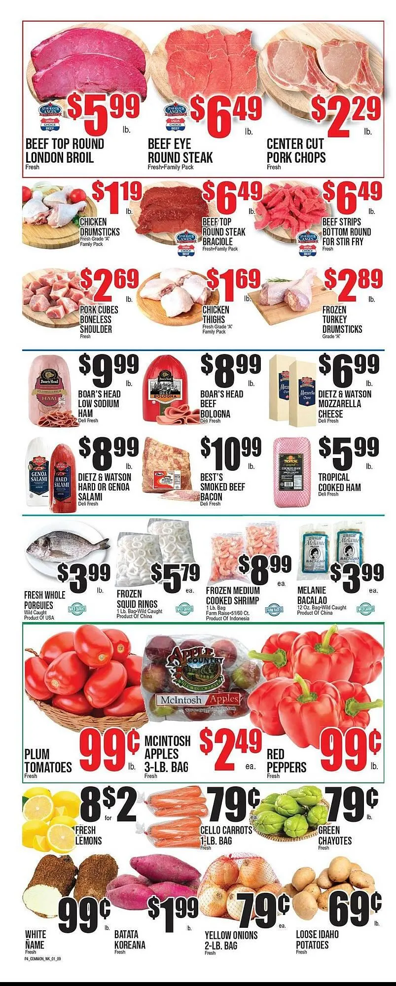 Weekly ad Extra Supermarket circular from January 9 to January 22 2026 - Page 4